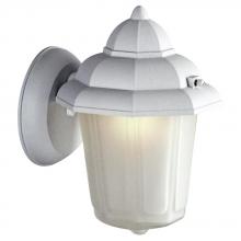  303045 WH - Outdoor Cast Aluminum Lantern - White w/ Frosted Glass